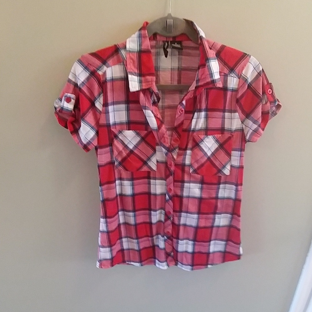 No Comment women's button down shirt